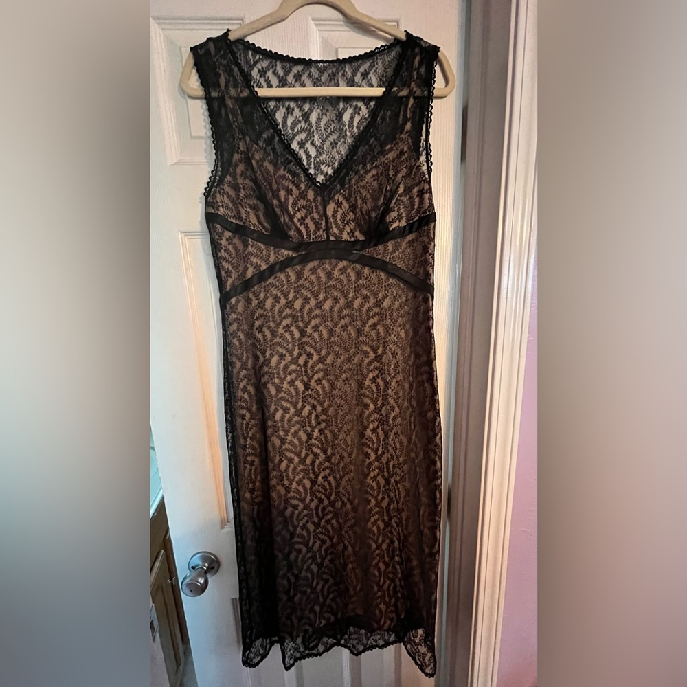 Layered Black lace dress